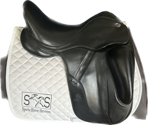 Fairfax Gareth Monoflap Dressage Saddle 17.5"  In very good condition USED