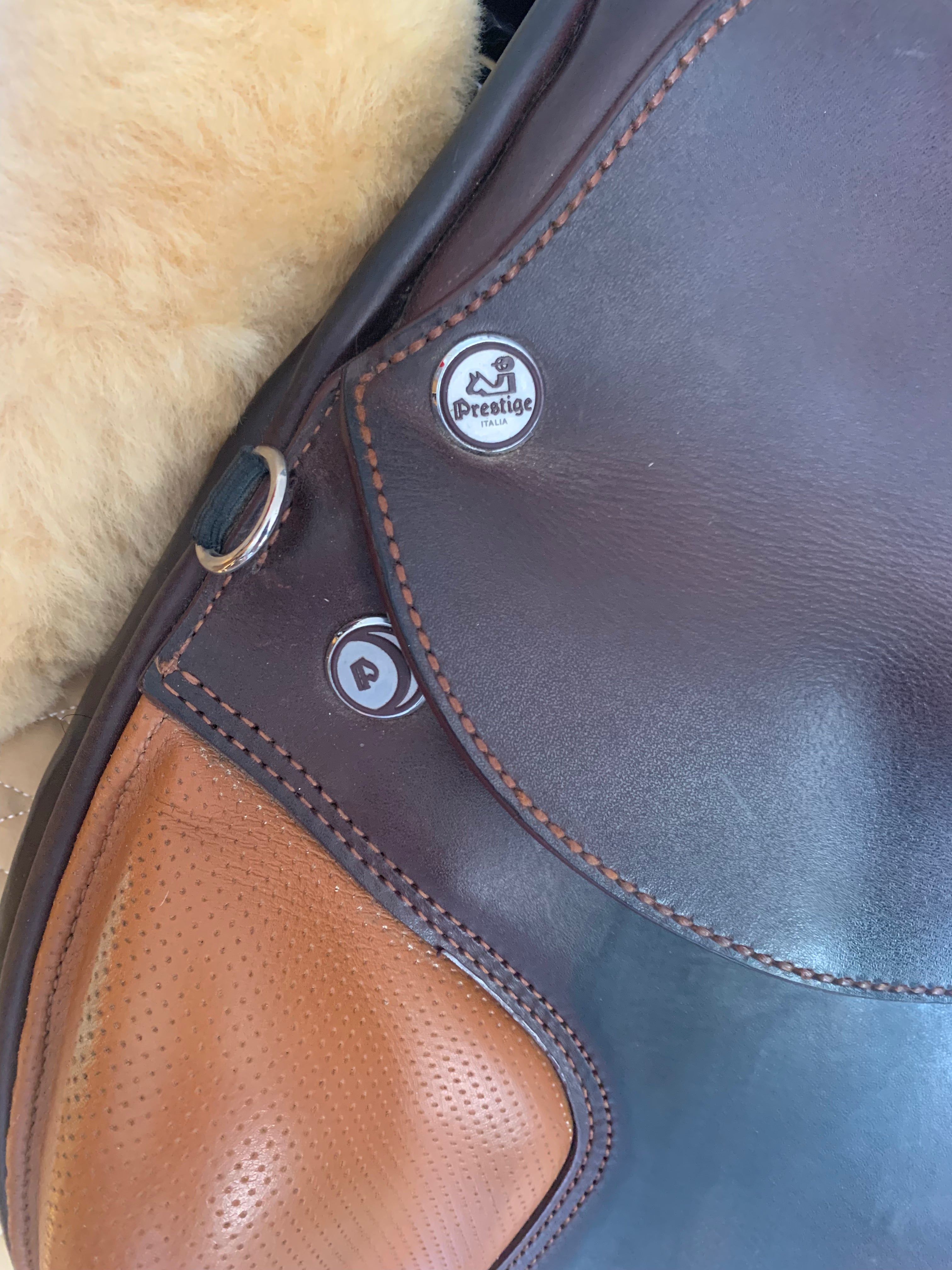 Prestige DX Endurance Monoflap Saddle 1635 Tobacco Used