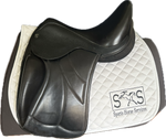 Nick Dolman Monoflap Dressage Saddle 17.5" XW In VGC condition USED