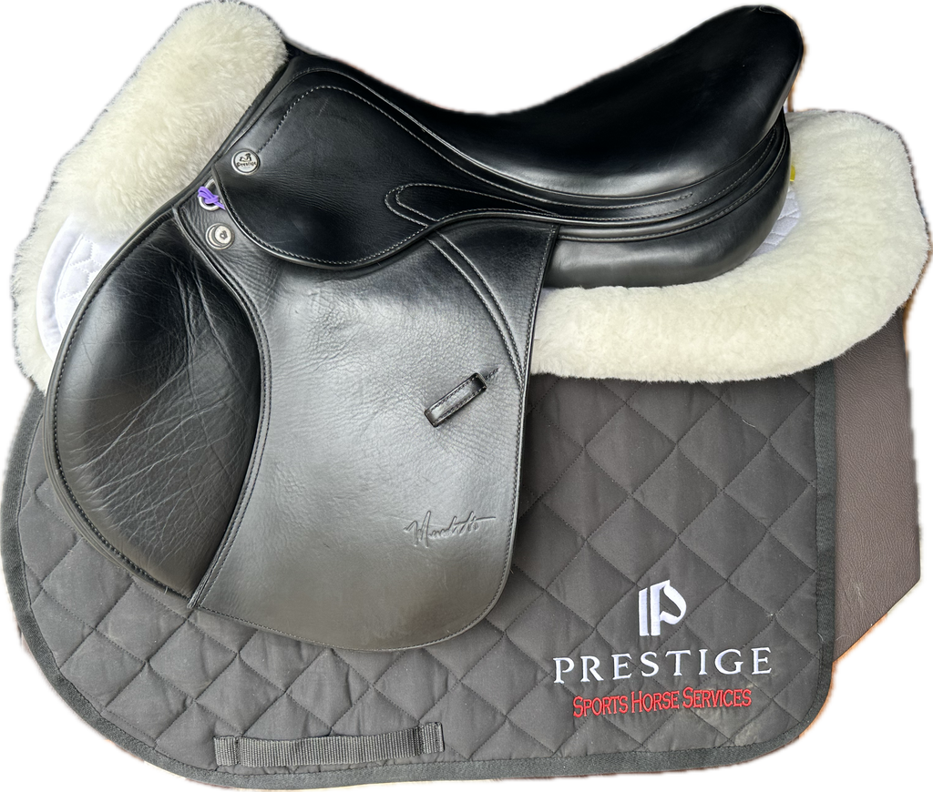 Prestige X- Meredith Jumping Saddle 1734 Black Calfskin Used