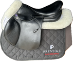 Prestige X- Meredith Jumping Saddle 1734 Black Calfskin Used