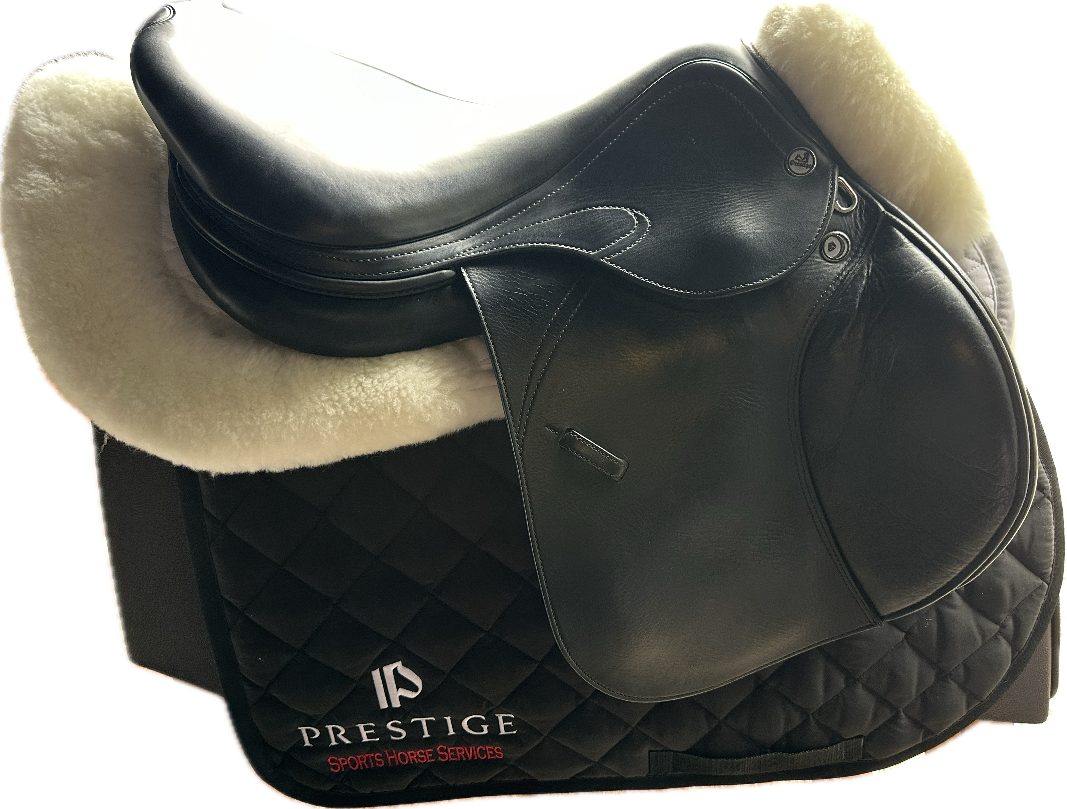 Prestige X- Meredith Jumping Saddle 1734 Black Calfskin Used