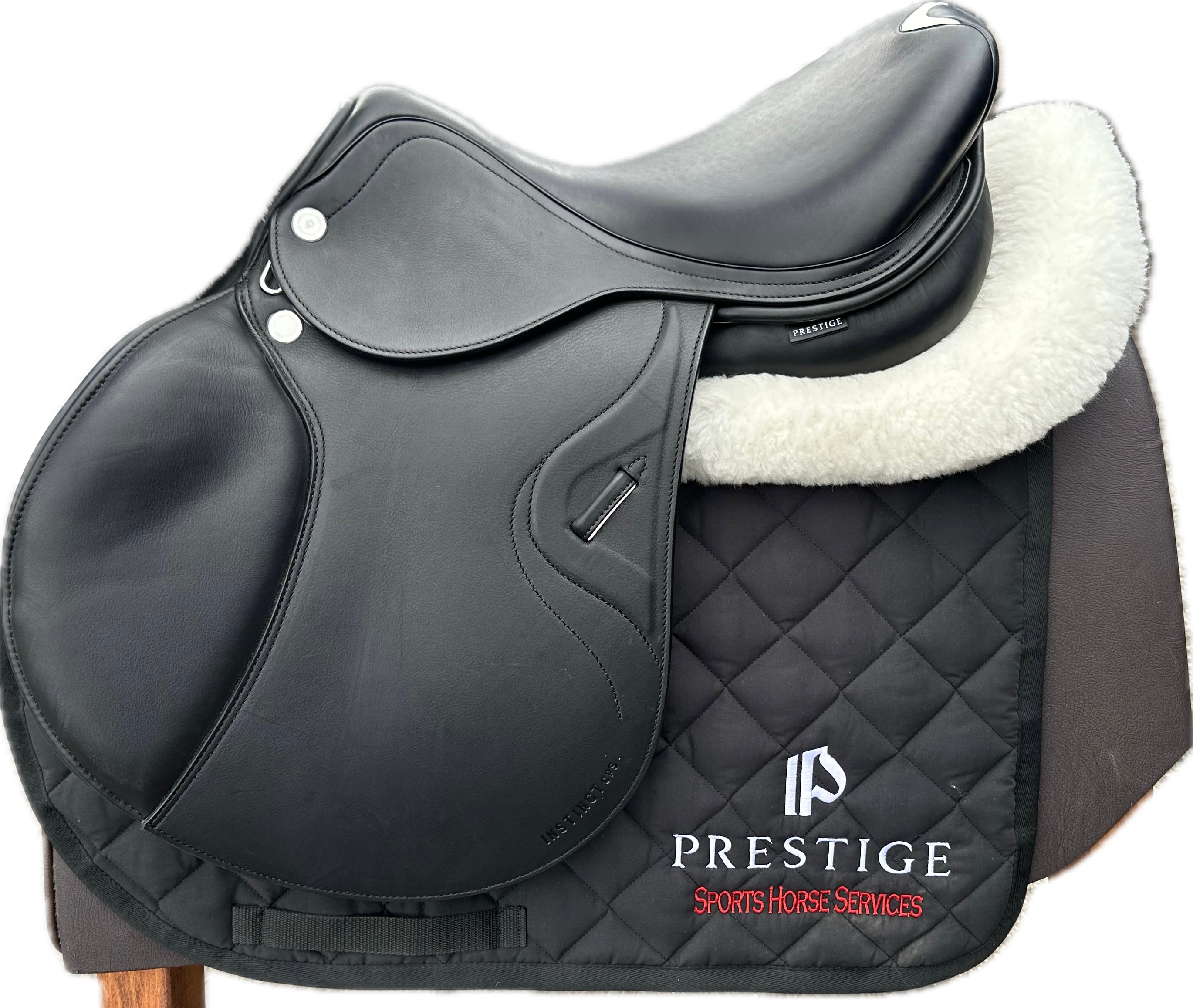 Prestige Instinct CPS 1733 Jumping Saddle with Shoulder Free Panels Ex demo