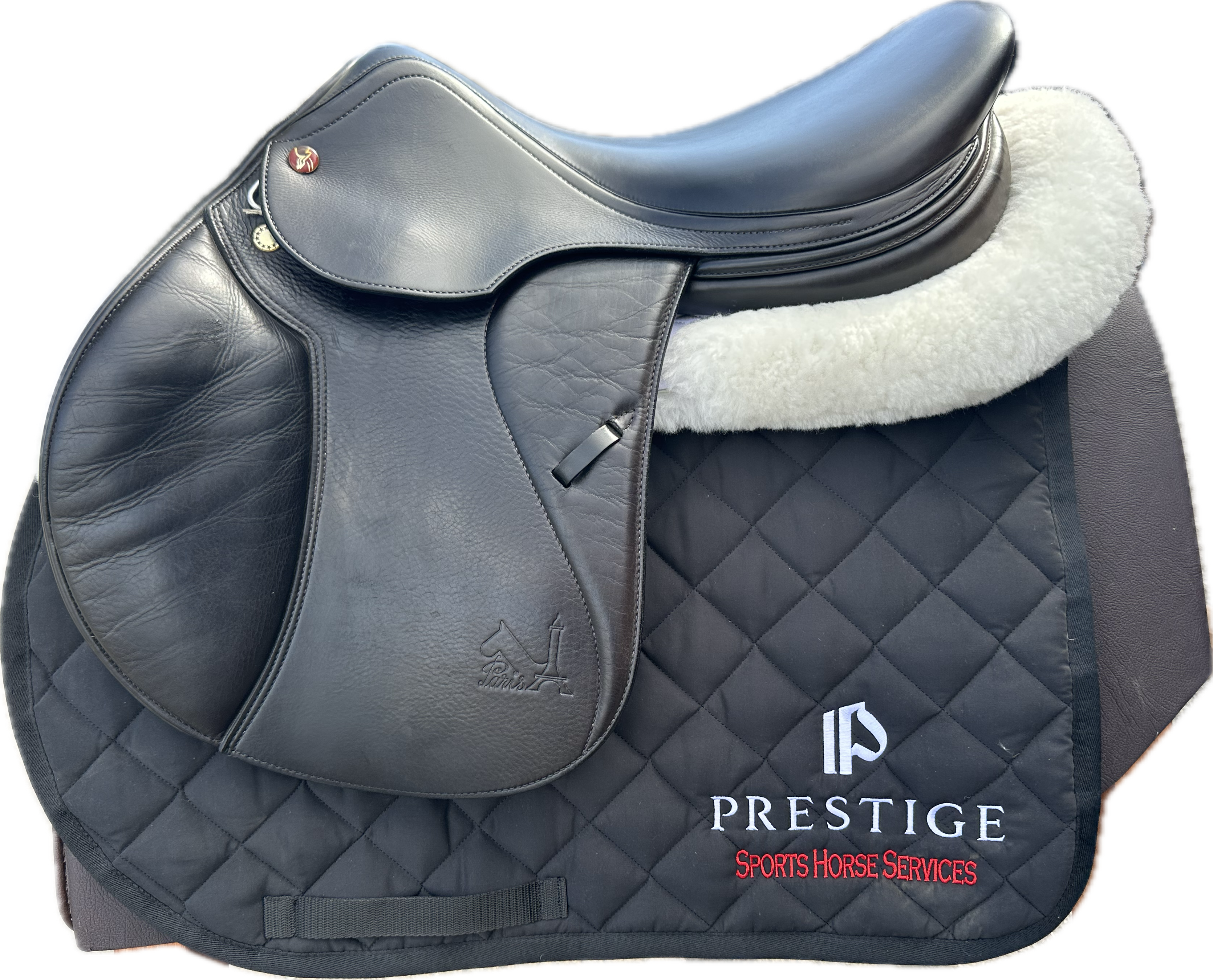 Prestige Paris Jumping Saddle Black 1833 Used