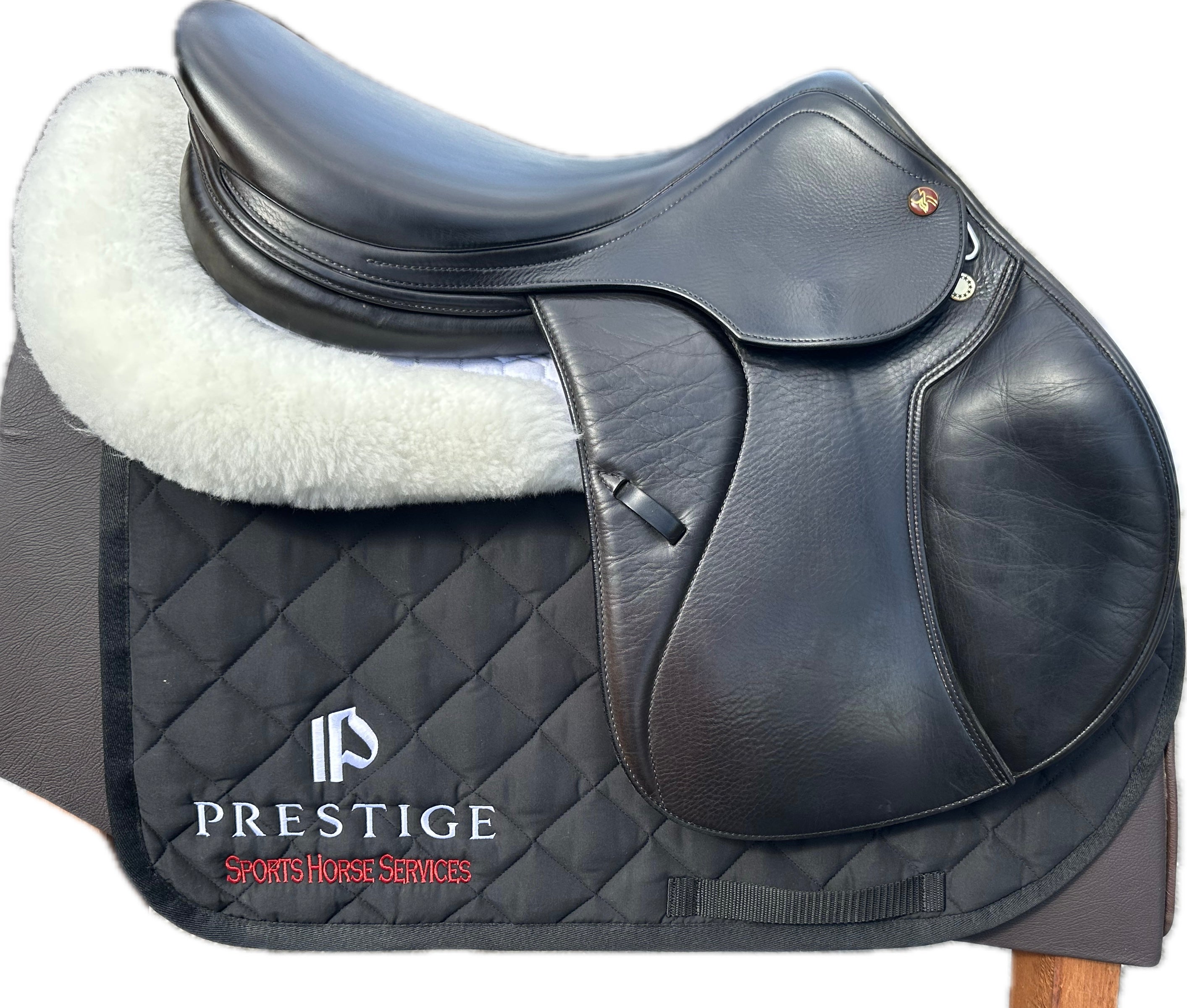 Prestige Paris Jumping Saddle Black 1833 Used