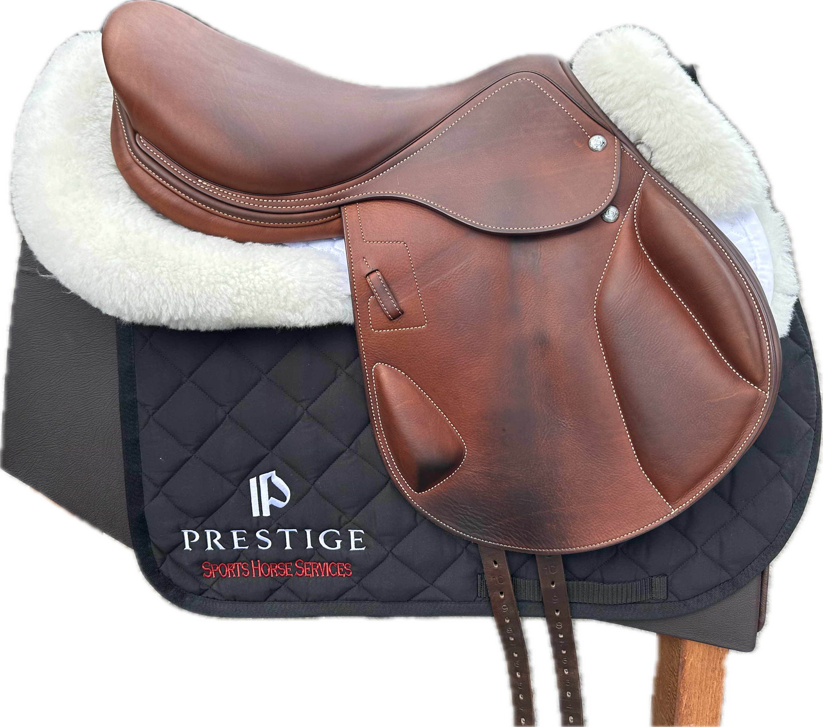 Prestige Renaissance F2K Monoflap Jumping Saddle Elite London 1832 Used