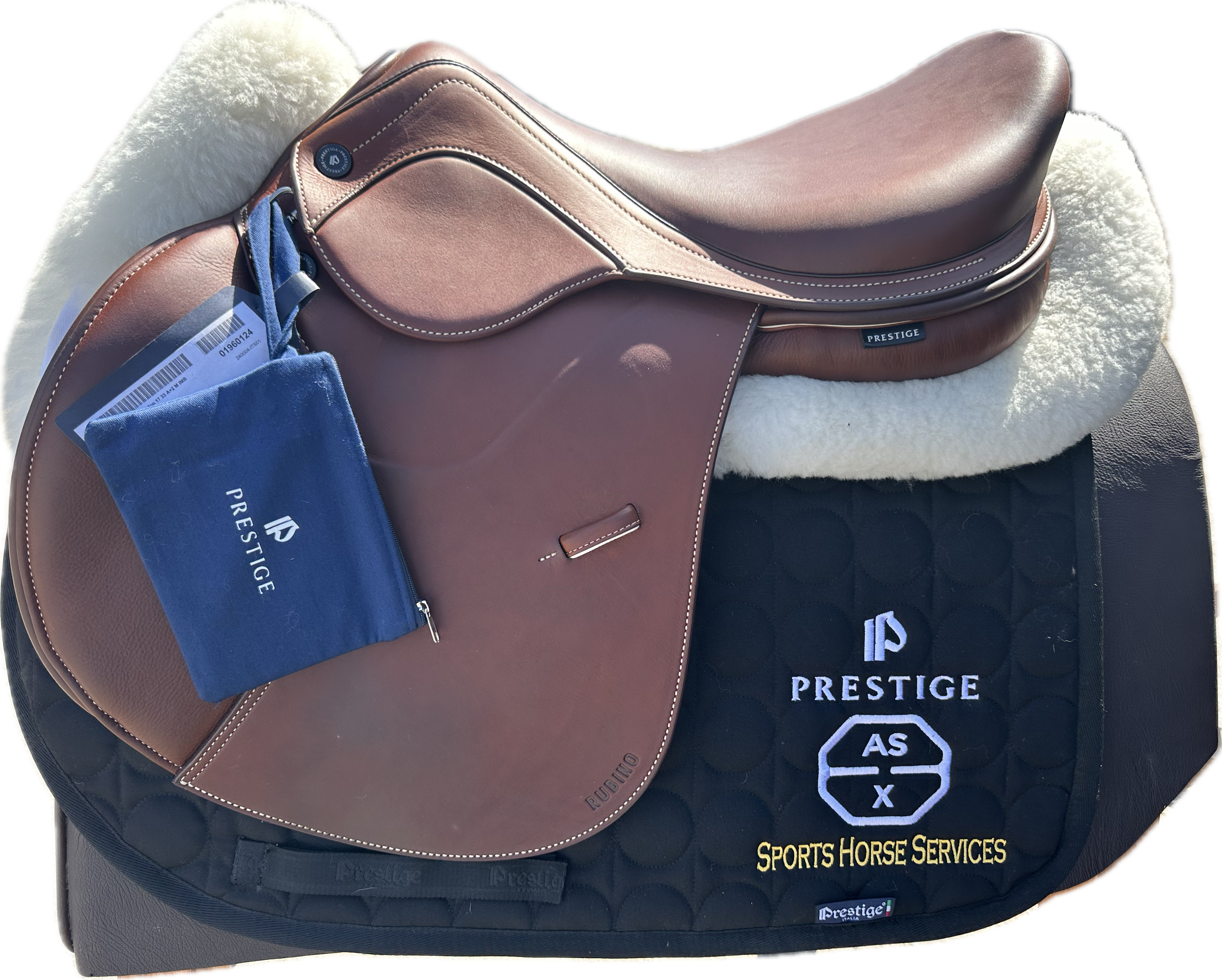 Prestige AS-X Rubino MD Jumping Saddle 1733 London Elite New with warranty