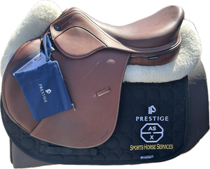 Prestige AS-X Rubino MD Jumping Saddle 1733 London Elite New with warranty