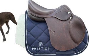 Prestige X-Perience Jumping Saddle NEW MF 1734 Tobacco Calfskin