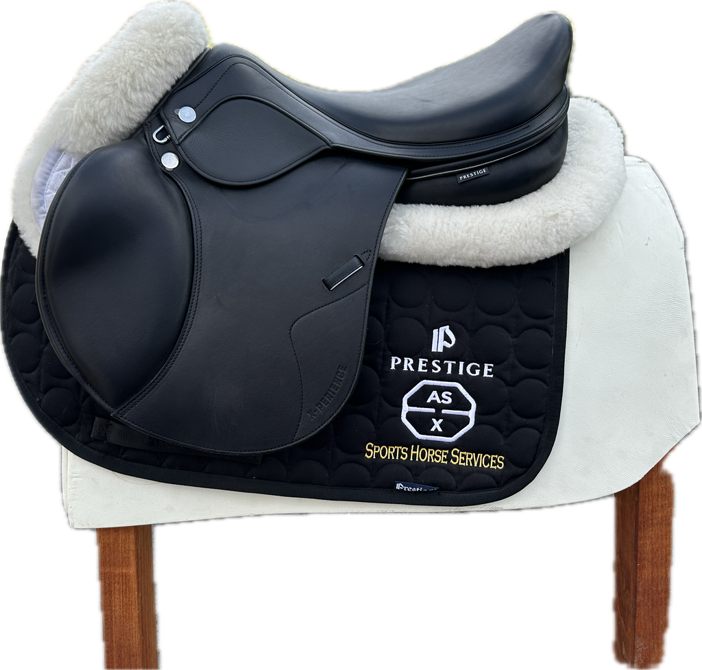 Prestige X-Perience Jumping Saddle NEW MD 1834 Black Calfskin