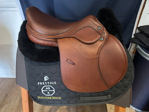 Prestige AS-X Rubino MD Jumping Saddle 1733 London Elite New with warranty