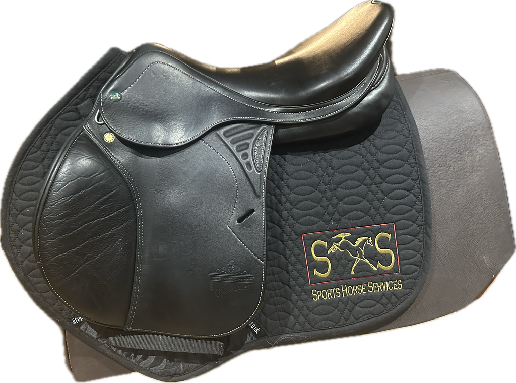 Prestige Versailles Jumping Saddle 1834 Black calfskin Used