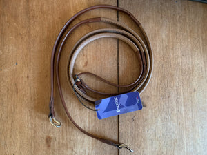 Prestige Eventing Reins - double bonded leather with Conway loop to fasten to bit