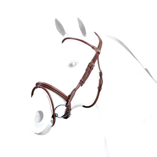 Equipe Rolled Flash  Bridle brown Full size with no reins
