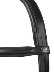 Prestige Evo Amalfi Dressage Bridle - (reins not included) Black Full Size